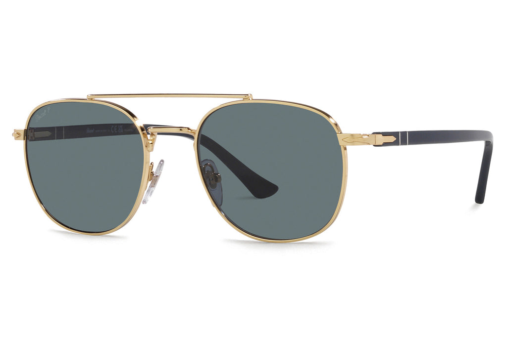 Persol - PO1006S Sunglasses Gold with Dark Blue Polar Lenses (515/3R)