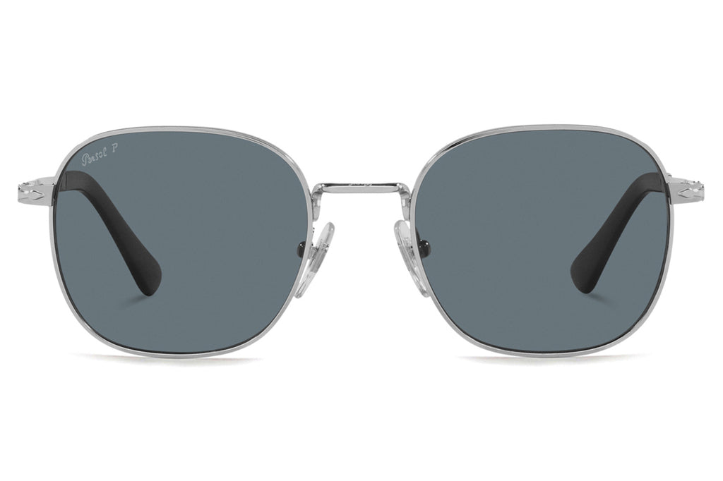 Persol - PO1009S Sunglasses Silver with Dark Blue Polar Lenses (518/3R)