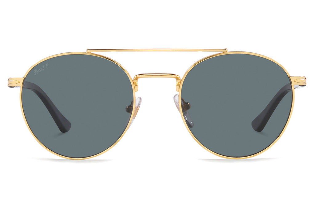Persol - PO1011S Sunglasses Gold with Dark Blue Polar Lenses (515/3R)