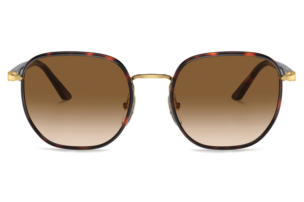 Persol - PO1015SJ Sunglasses Gold/Havana with Brown Gradient Lenses (112651)