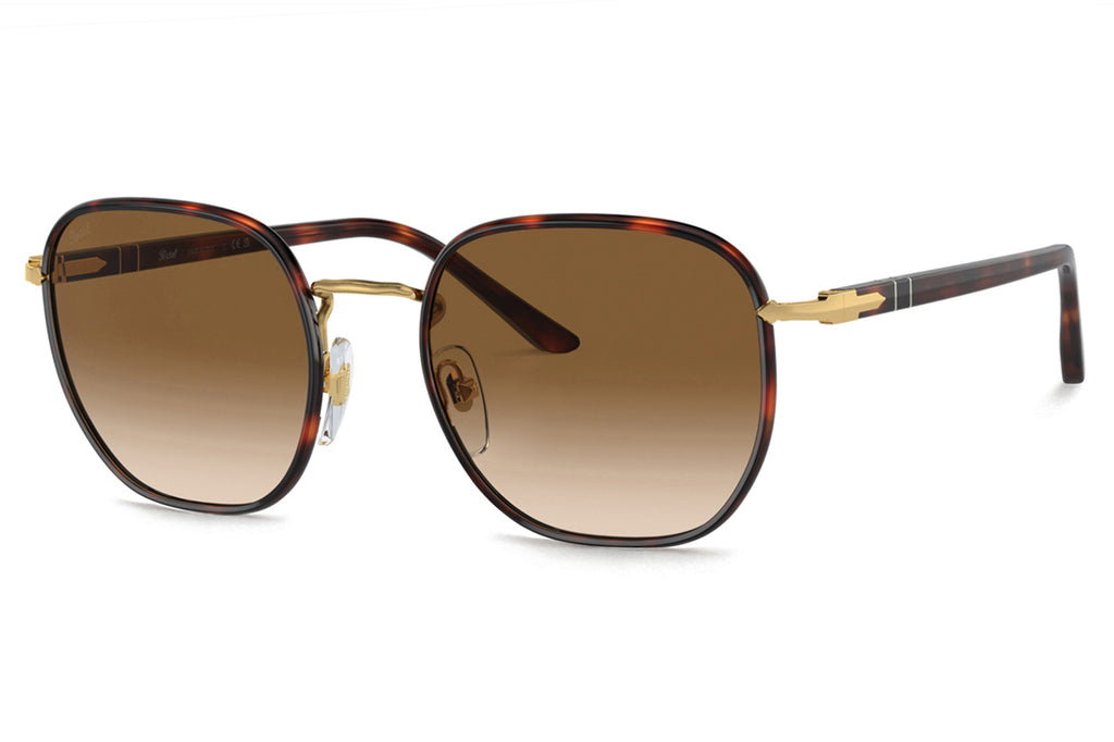 Persol - PO1015SJ Sunglasses Gold/Havana with Brown Gradient Lenses (112651)