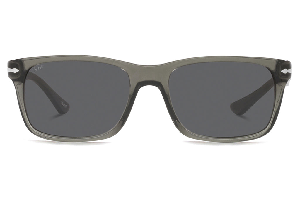 Persol - PO3048S Sunglasses Transparent Grey with Dark Grey Lenses (1103B1)