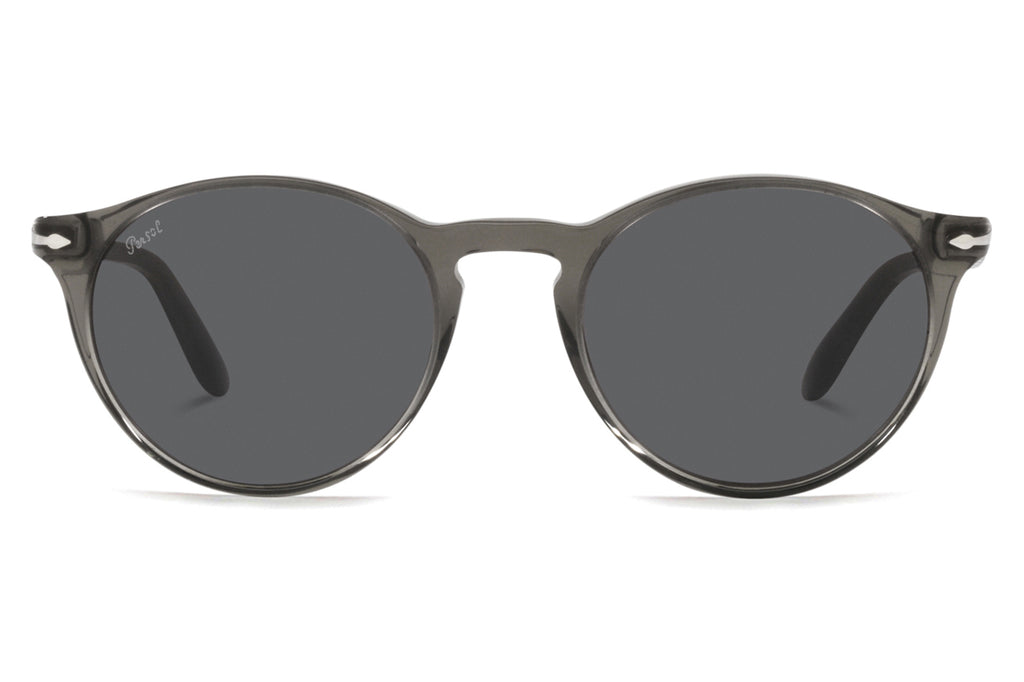 Persol - PO3092SM Sunglasses Dark Transparent Grey with Dark Grey Lenses (1103B1)