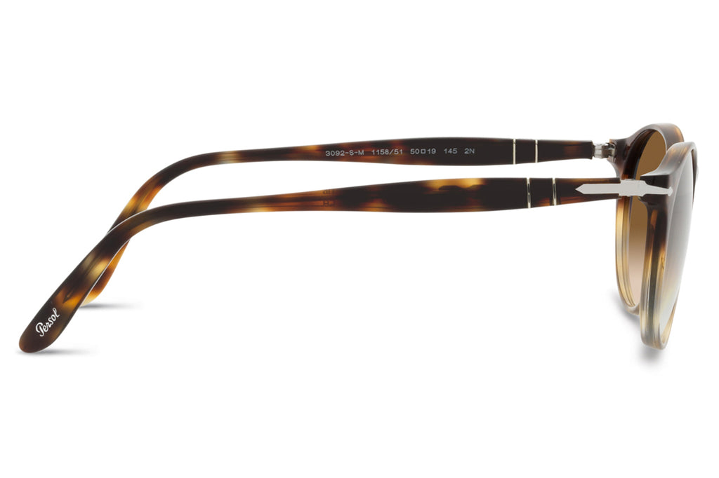 Persol - PO3092SM Sunglasses Brown Tortoise with Brown Gradient Lenses (115851)