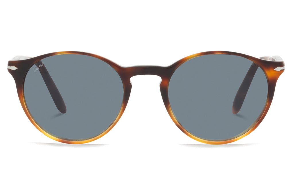Persol - PO3092SM Sunglasses Dark Tortoise with Light Blue Lenses (116056)