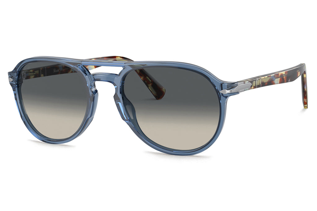 Persol - PO3235S Sunglasses Transparent Navy with Grey Gradient Lenses (120271)