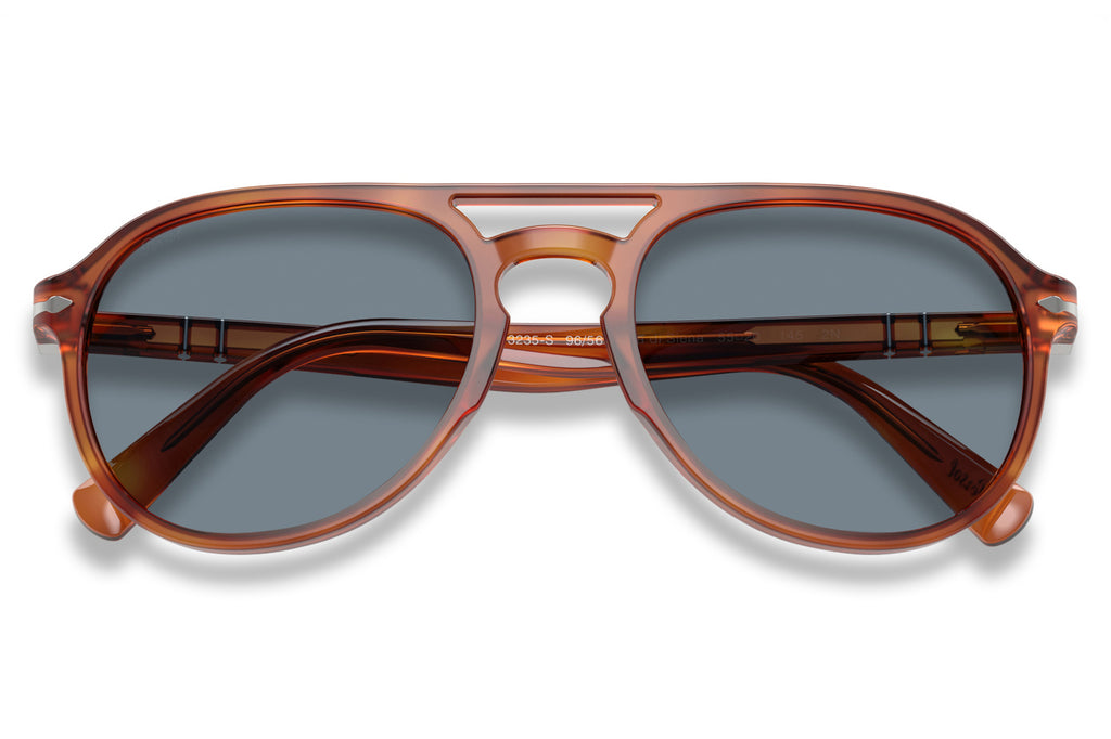 Persol - PO3235S Sunglasses Terra Di Siena with Light Blue Lenses (96/56)