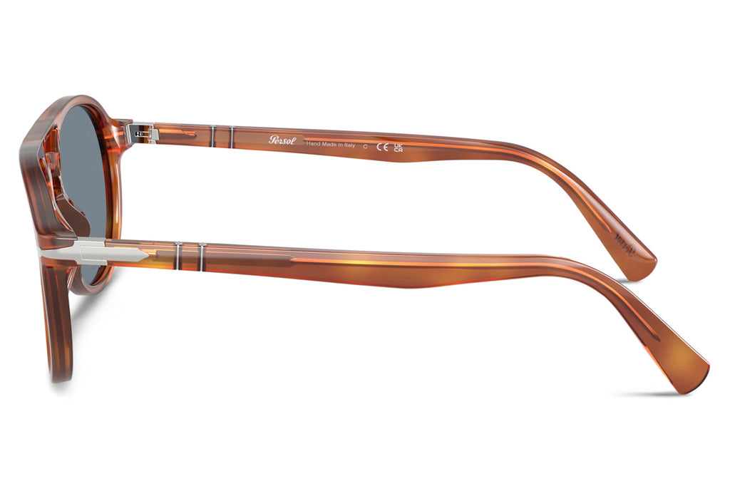 Persol - PO3235S Sunglasses Terra Di Siena with Light Blue Lenses (96/56)