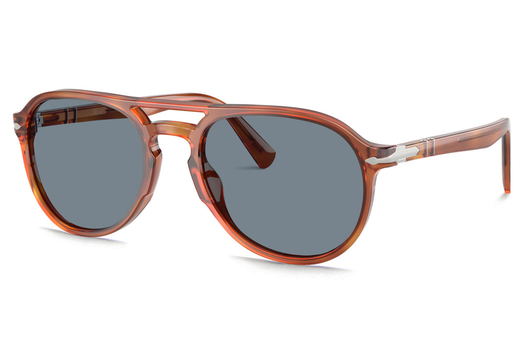 Persol - PO3235S Sunglasses Terra Di Siena with Light Blue Lenses (96/56)