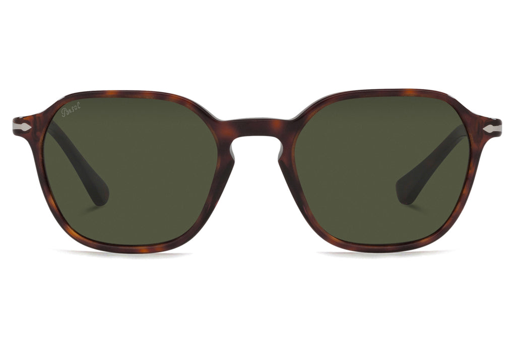 Persol - PO3256S Sunglasses Havana with Green Lenses (24/31)