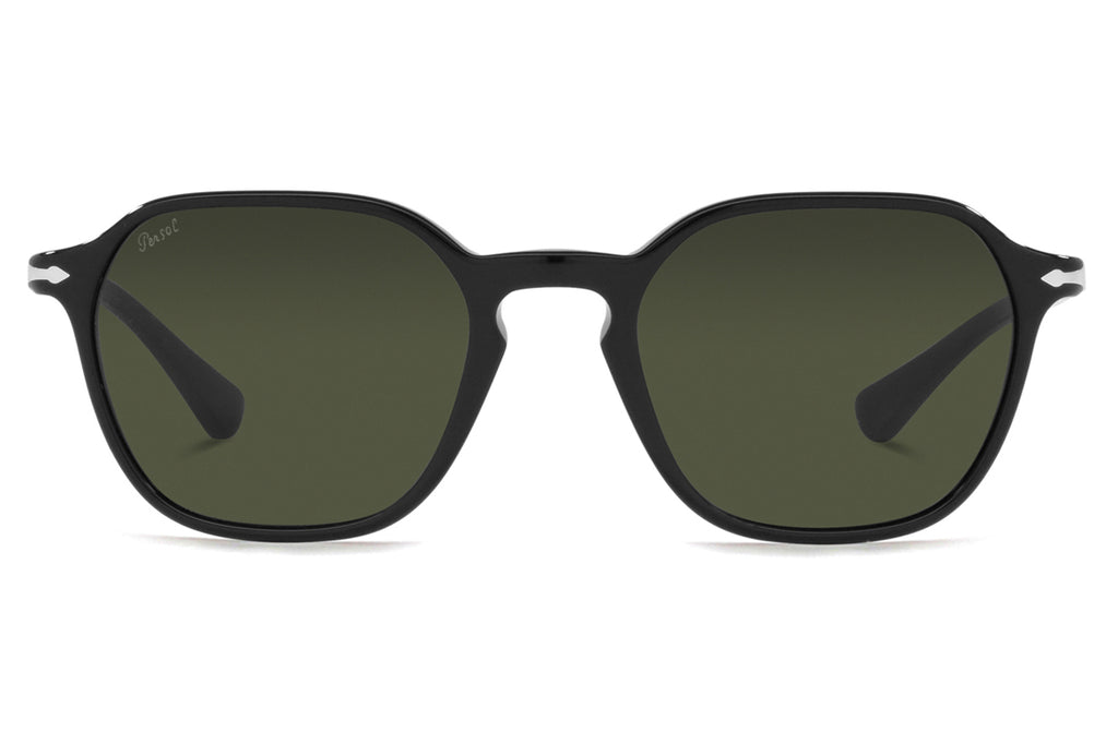 Persol - PO3256S Sunglasses Black with Green Lenses (95/31)