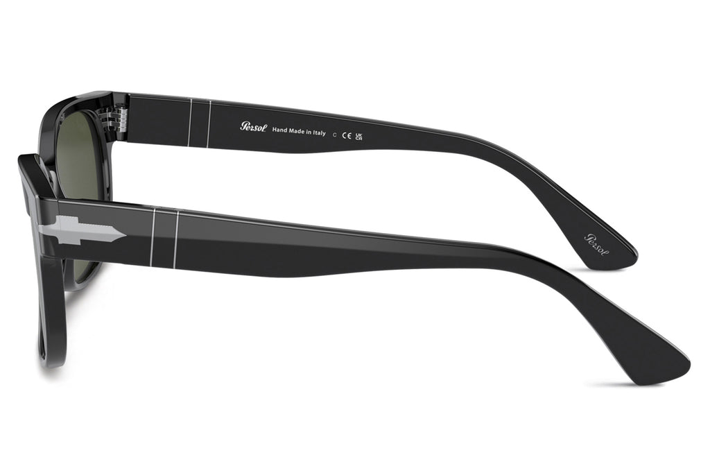 Persol - PO3257S Sunglasses Black with Green Lenses (95/31)
