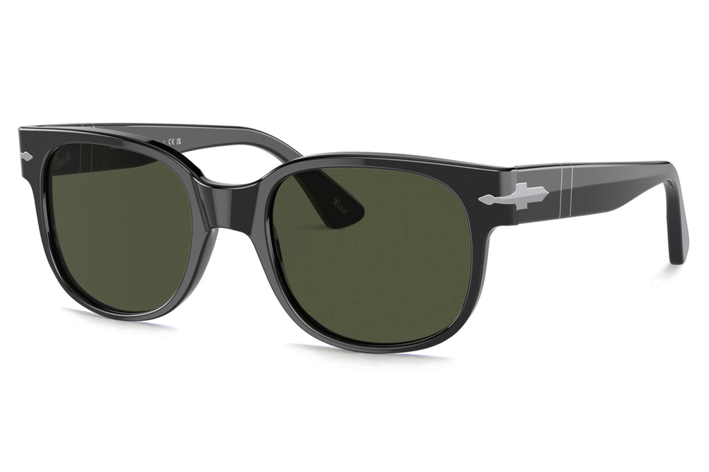 Persol - PO3257S Sunglasses Black with Green Lenses (95/31)