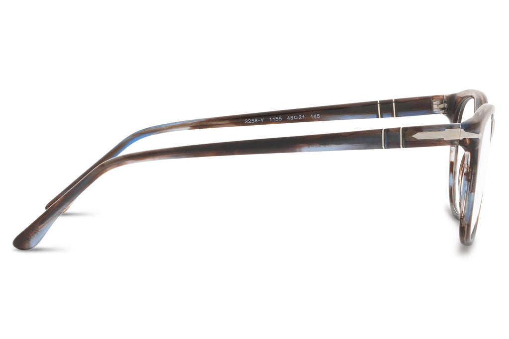 Persol - PO3258V Eyeglasses Striped Brown/Blue (1155)