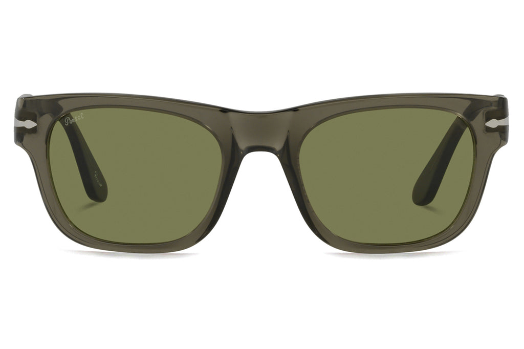 Persol - PO3269S Sunglasses Opal Smoke with Light Green Lenses (11034E)