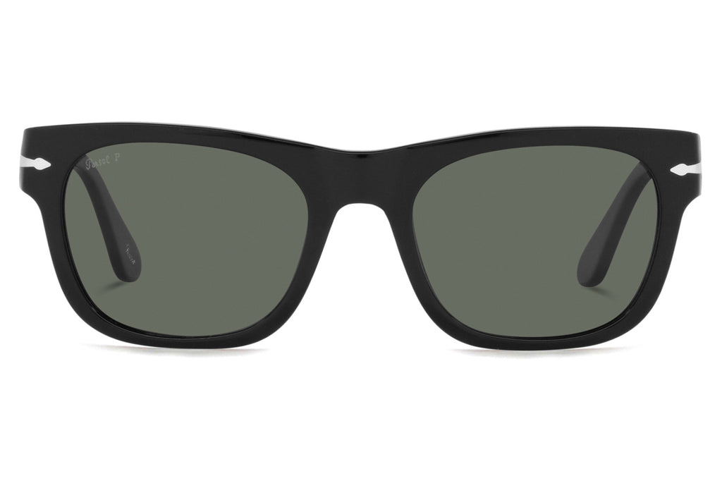Persol - PO3269S Sunglasses Black with Green Polar Lenses (95/58)