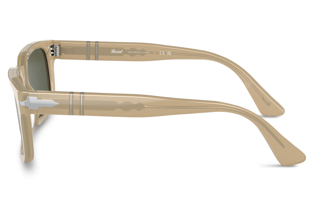 Persol - PO3272S Sunglasses Opal Beige with Green Lenses (116931)