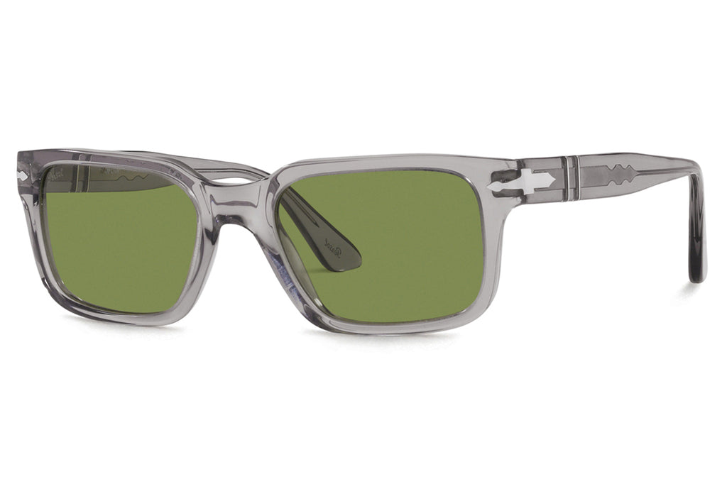 Persol - PO3272S Sunglasses Transparent Grey with Green Lenses (309/4E)
