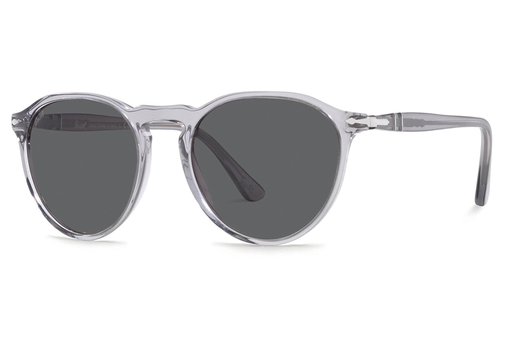 Persol - PO3286S Sunglasses Transparent Grey with Dark Grey Lenses (309/B1)