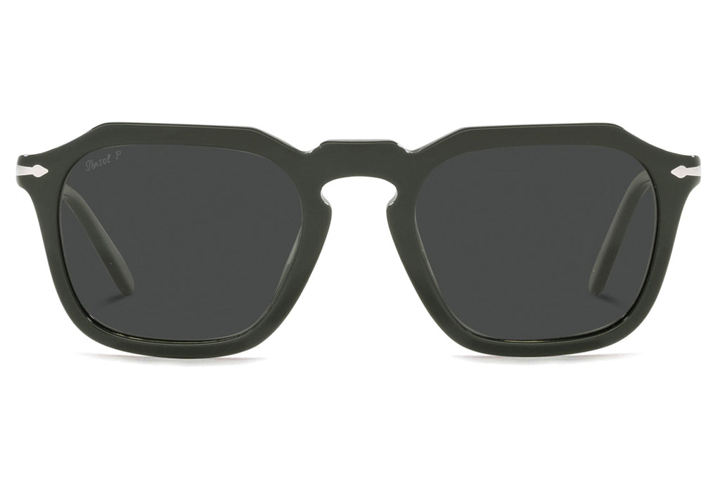 Persol - PO3292S Sunglasses Dark Green with Black Polar Lenses (118848)
