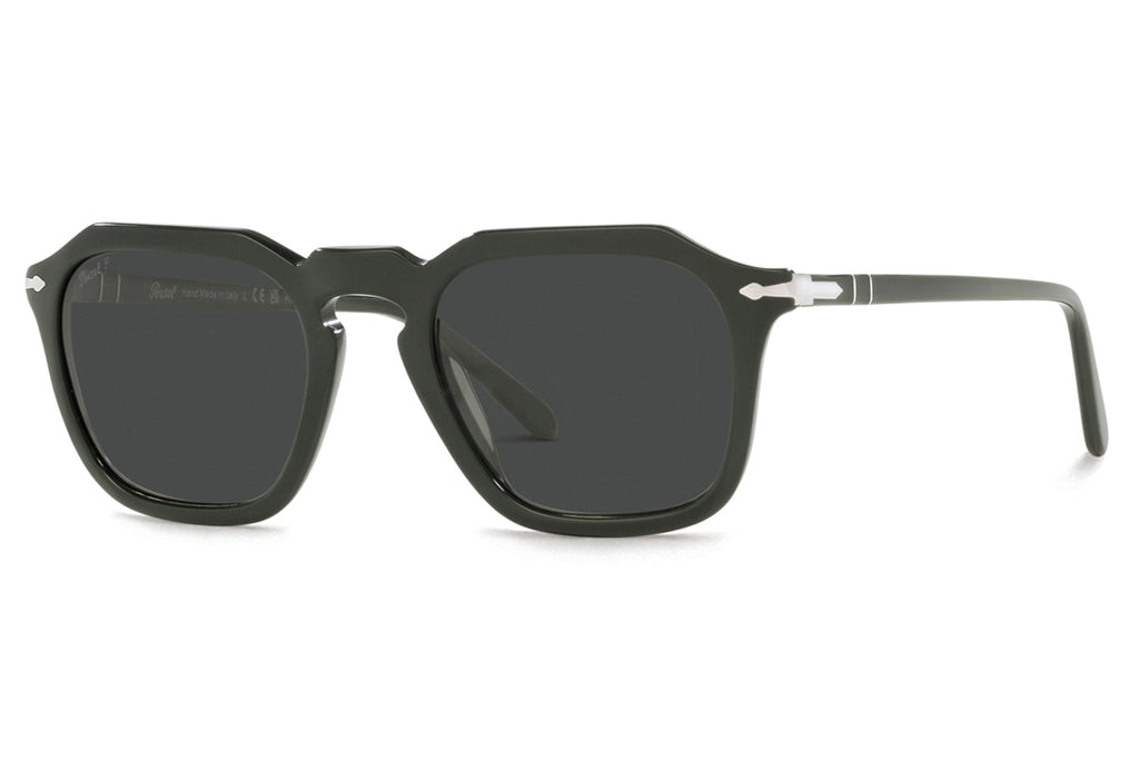 Persol - PO3292S Sunglasses Dark Green with Black Polar Lenses (118848)
