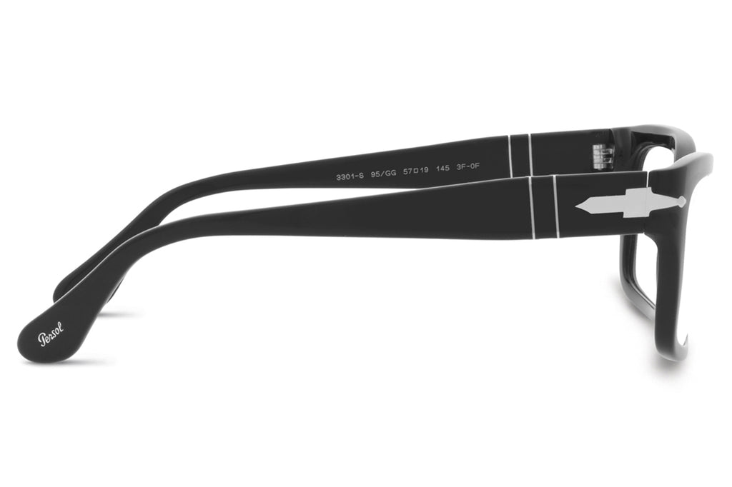 Persol - PO3301S Sunglasses Black with Transitions Signature Gen8 - Sapphire Lenses (95/GG)