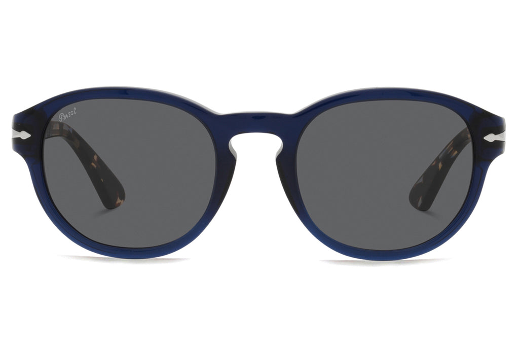 Persol - PO3304S Sunglasses Opal Blue with Dark Grey Lenses (1183B1)