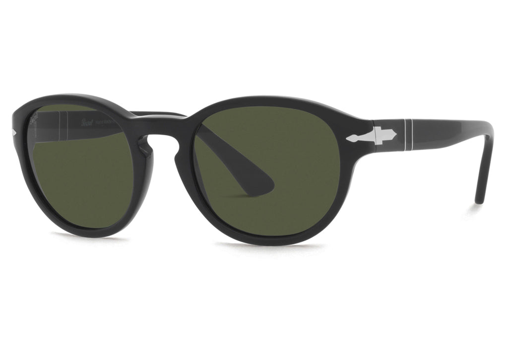 Persol - PO3304S Sunglasses Black with Green Lenses (95/31)