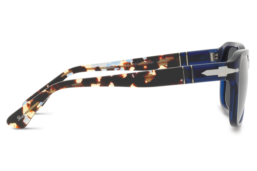 Persol - PO3305S Sunglasses Opal Blue with Dark Grey Lenses (1183B1)