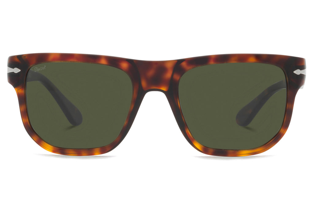 Persol - PO3306S Sunglasses Havana with Green Lenses (24/31)