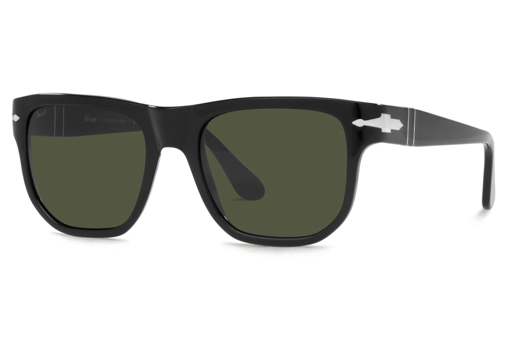 Persol - PO3306S Sunglasses Black with Green Lenses (95/31)