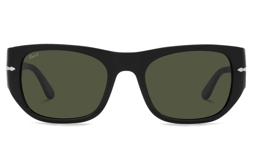 Persol - PO3308S Sunglasses Black with Green Lenses (95/31)