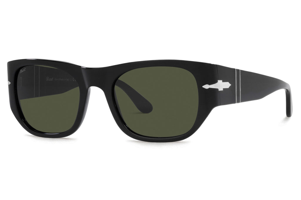 Persol - PO3308S Sunglasses Black with Green Lenses (95/31)