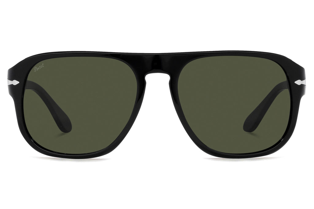 Persol - PO3310S Sunglasses Black with Green Lenses (95/31)