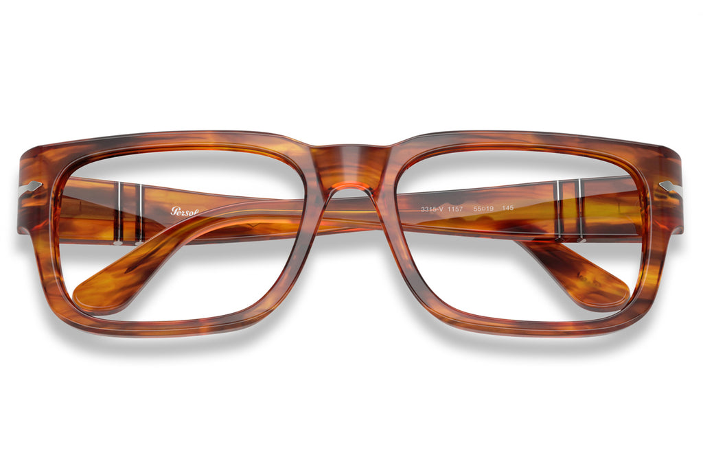 Persol - PO3315V Eyeglasses Striped Brown (1157)