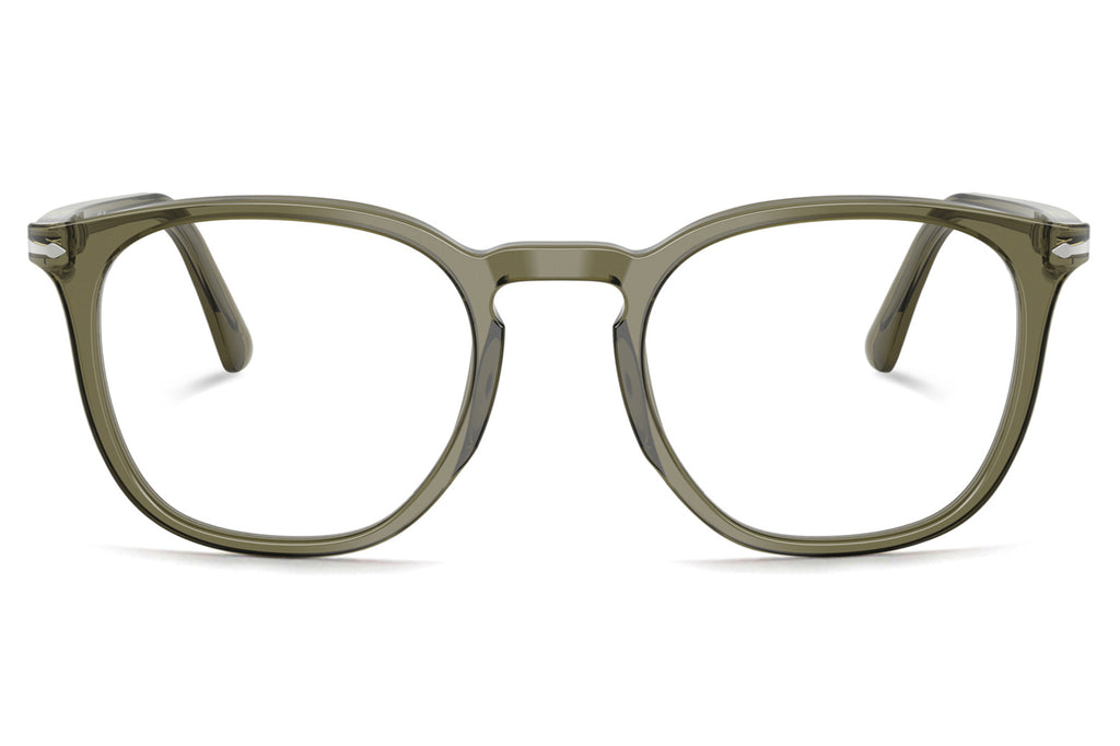 Persol - PO3318V Eyeglasses Transparent Olive Green (1142}