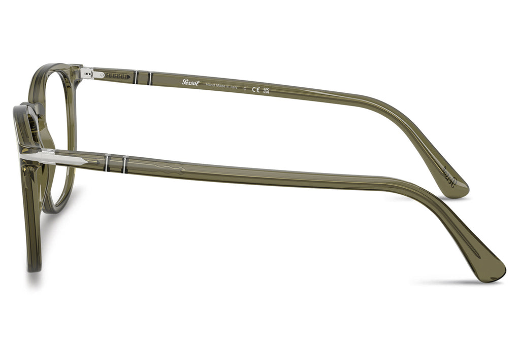 Persol - PO3318V Eyeglasses Transparent Olive Green (1142}