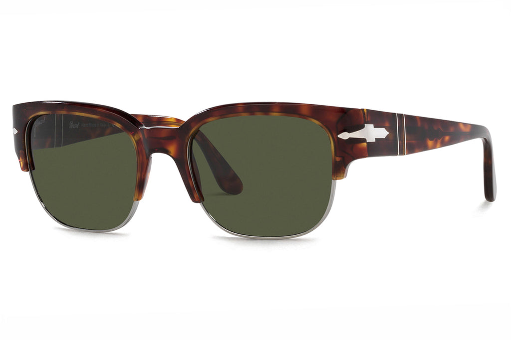 Persol - PO3319S Sunglasses Havana with Green Lenses (24/31)