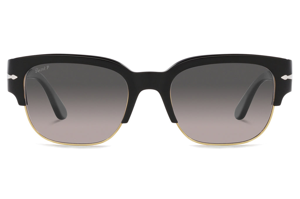Persol - PO3319S Sunglasses Black with Grey Gradient Polar Lenses (95/M3)