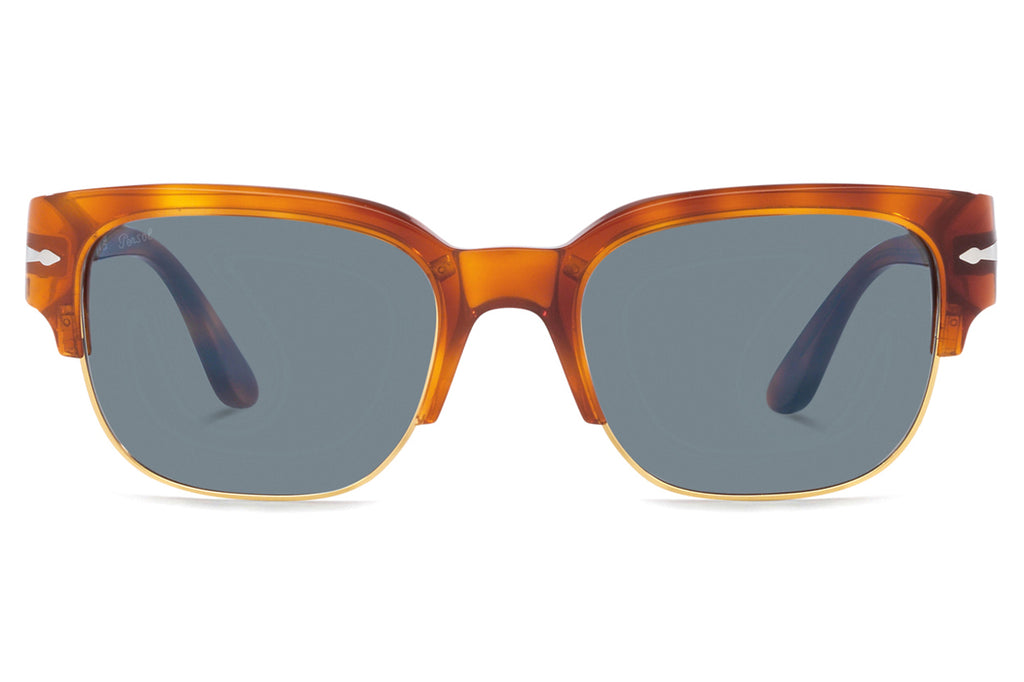 Persol - PO3319S Sunglasses Terra Di Siena with Light Blue Lenses (96/56)