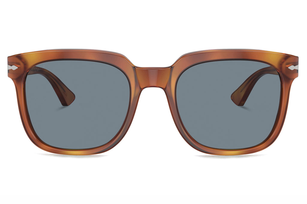 Persol - PO3323S Sunglasses Terra Di Siena with Light Blue Lenses (96/56)