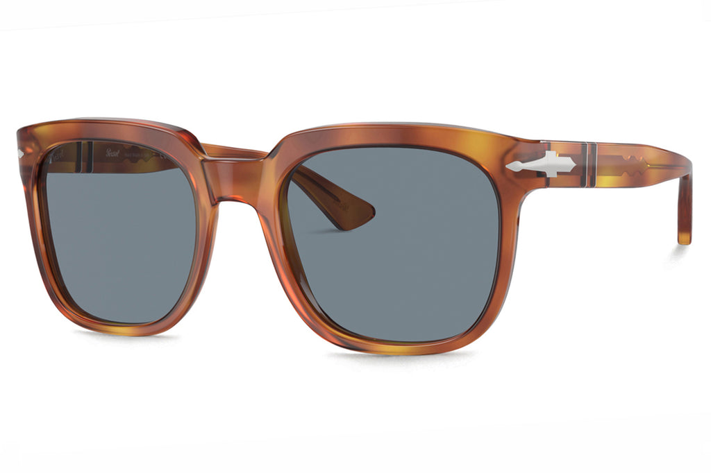 Persol - PO3323S Sunglasses Terra Di Siena with Light Blue Lenses (96/56)