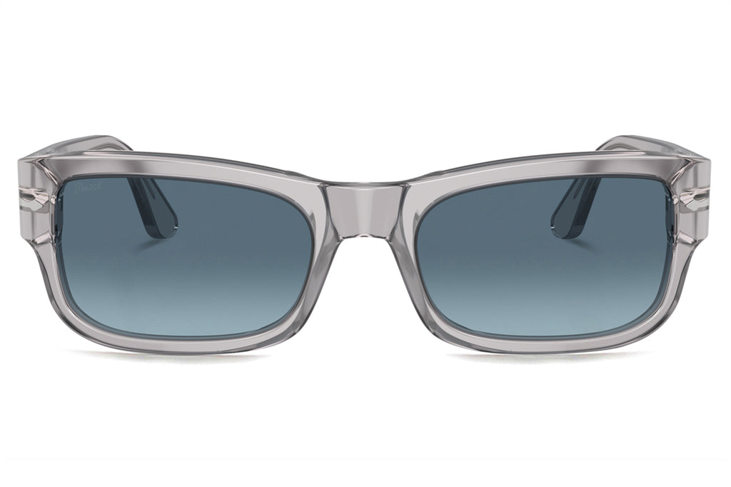 Persol - PO3326S Sunglasses Transparent Grey with Azure Gradient Lenses (309/Q8)