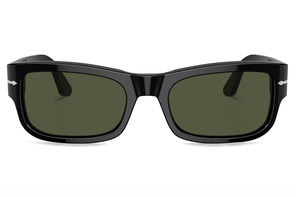 Persol - PO3326S Sunglasses Black with Green Lenses (95/31)