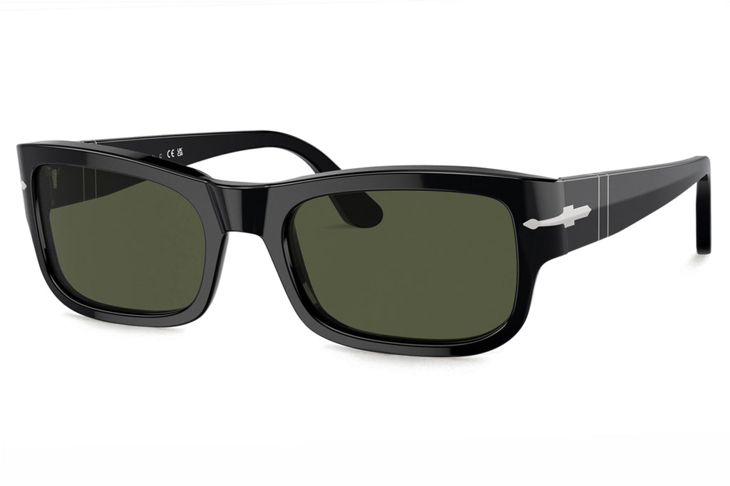 Persol - PO3326S Sunglasses Black with Green Lenses (95/31)
