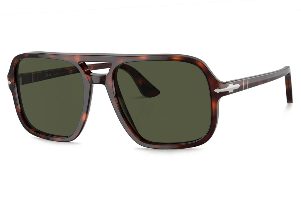 Persol - PO3328S Sunglasses Havana with Green Lenses (24/31)