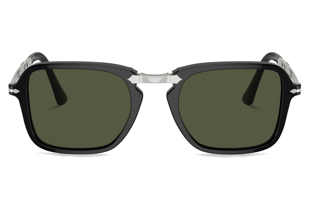 Persol - PO3330S Sunglasses Black with Green Lenses (95/31)