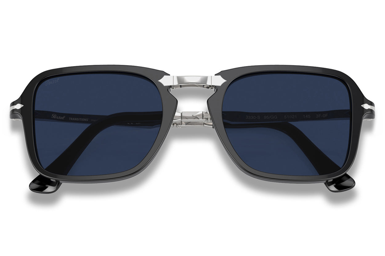 Occhiali Da Sole PO3330S - Corno Nero - Polar Nera - Acetate Occhiali Da Sole PO3330S - Corno Nero - Polar Nera - Acetate