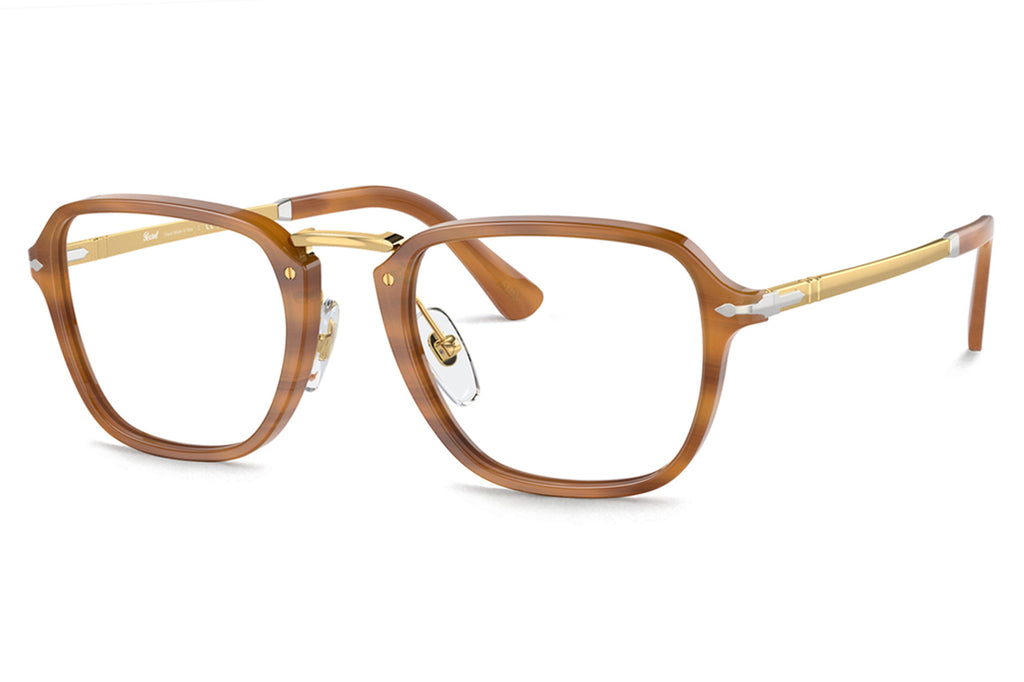 Persol - PO3331V Eyeglasses Striped Brown (960)