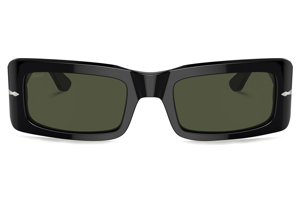 Persol - PO3332S Sunglasses Black with Green Lenses (95/31)